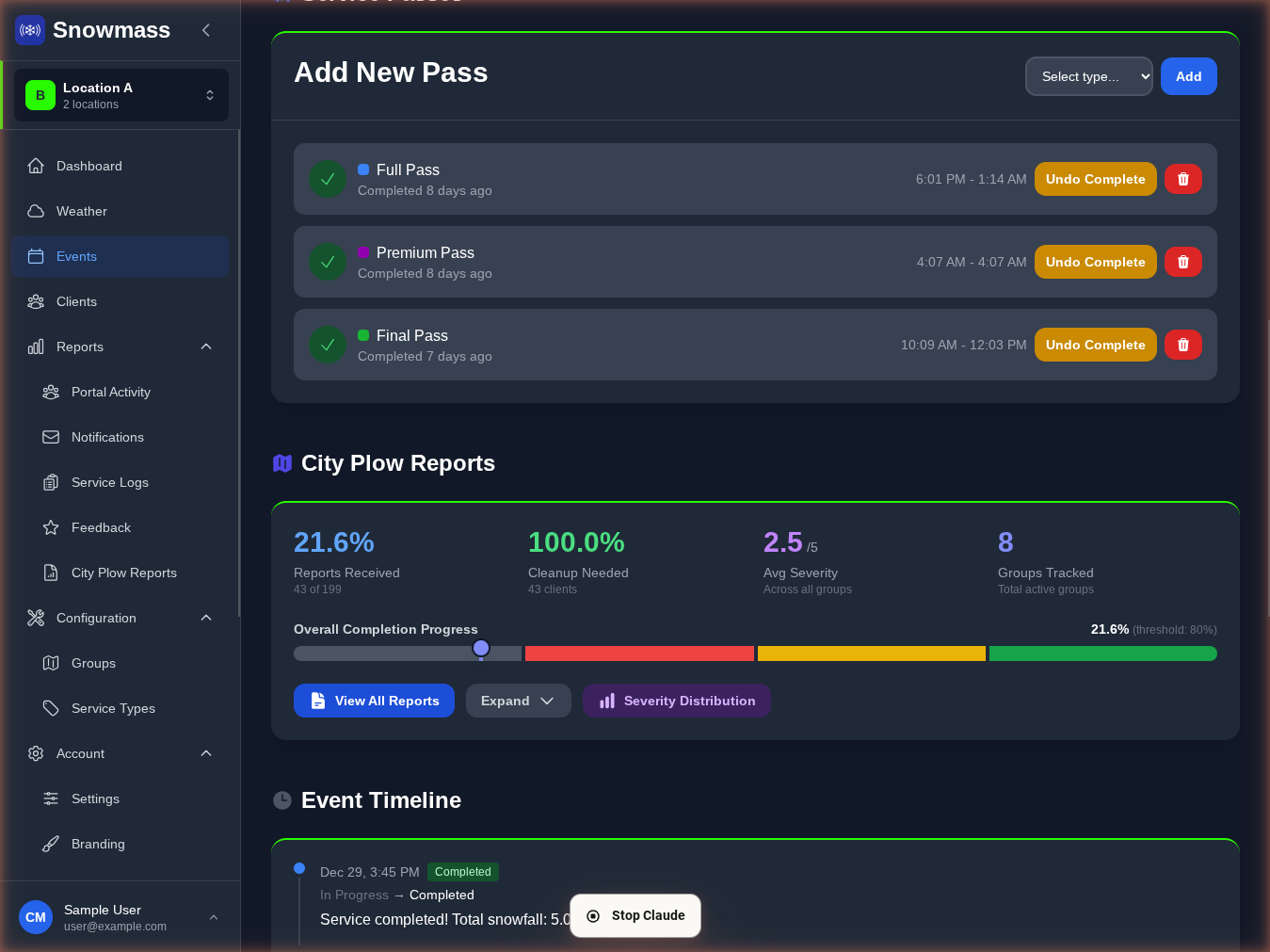 Complete Service & Log Everything